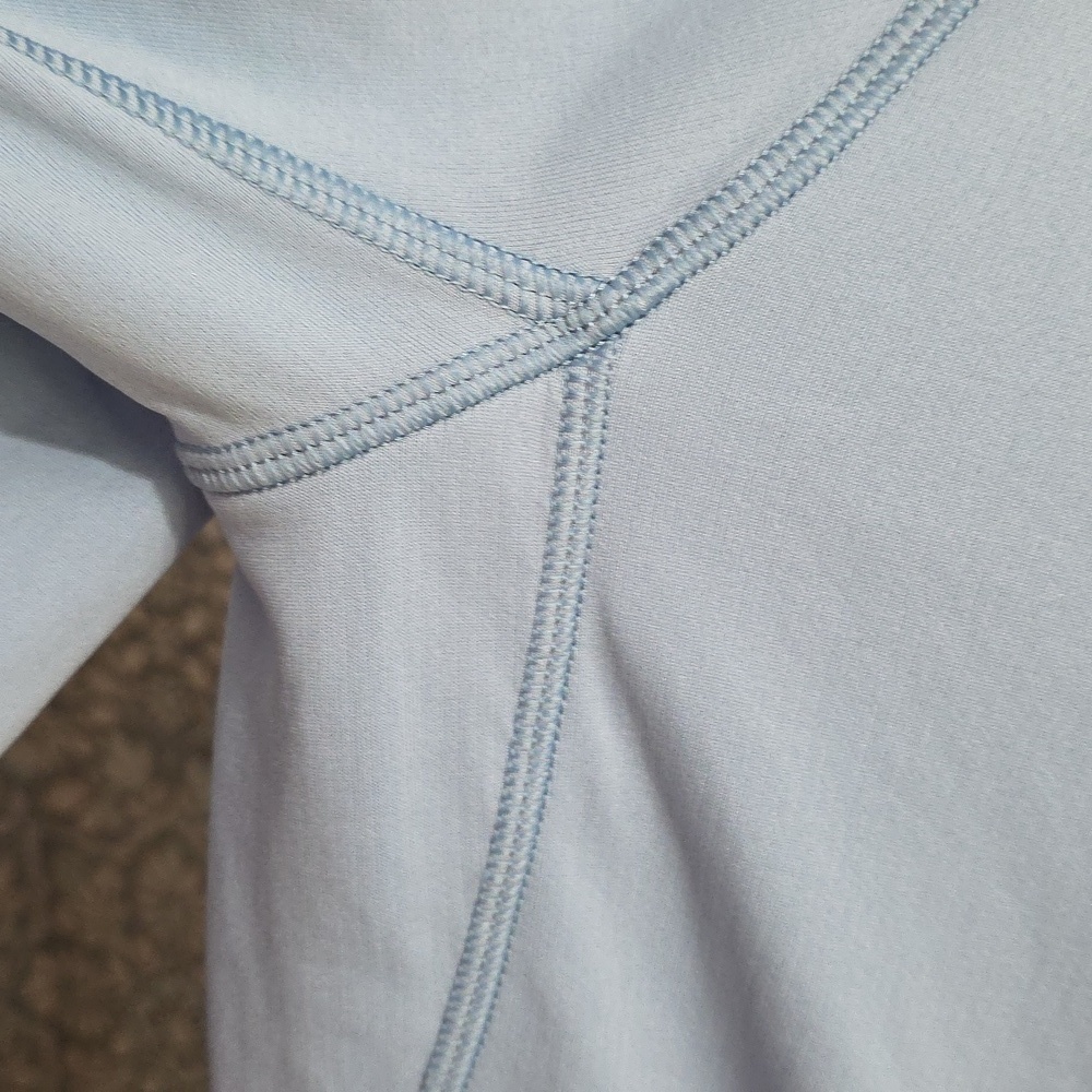 KJUS Keano Half-Zip Blue Fog Golf Mid Layer SPF Protector Men's Size Medium - Picture 7 of 14